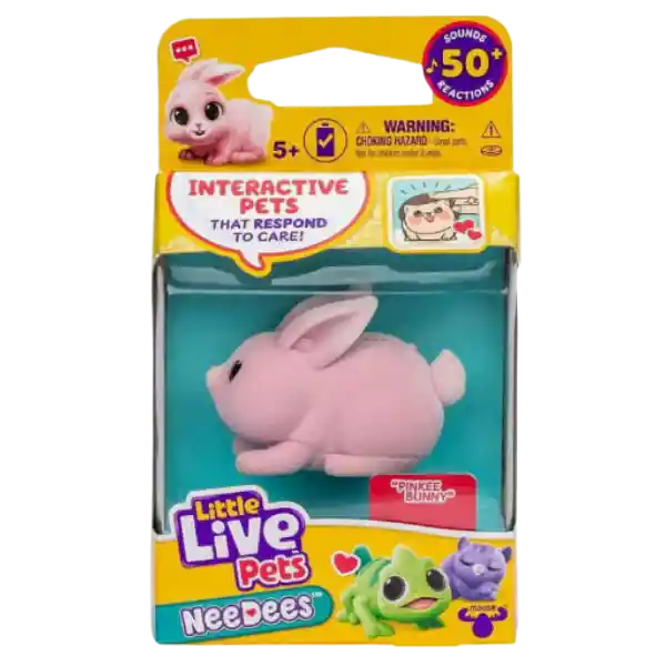 Moose Little Live Pets Needess Interactivo "pinkee Bunny"