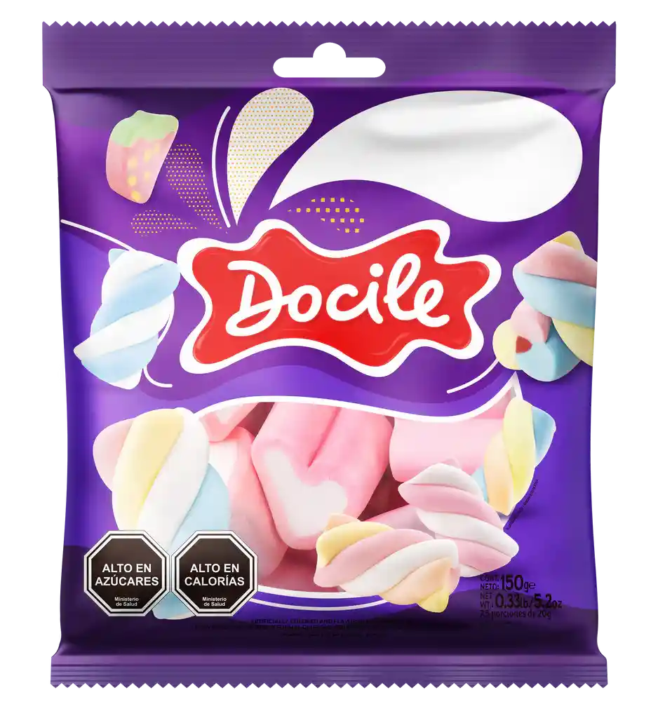 Marshmallow Corazon Frutilla (150g)