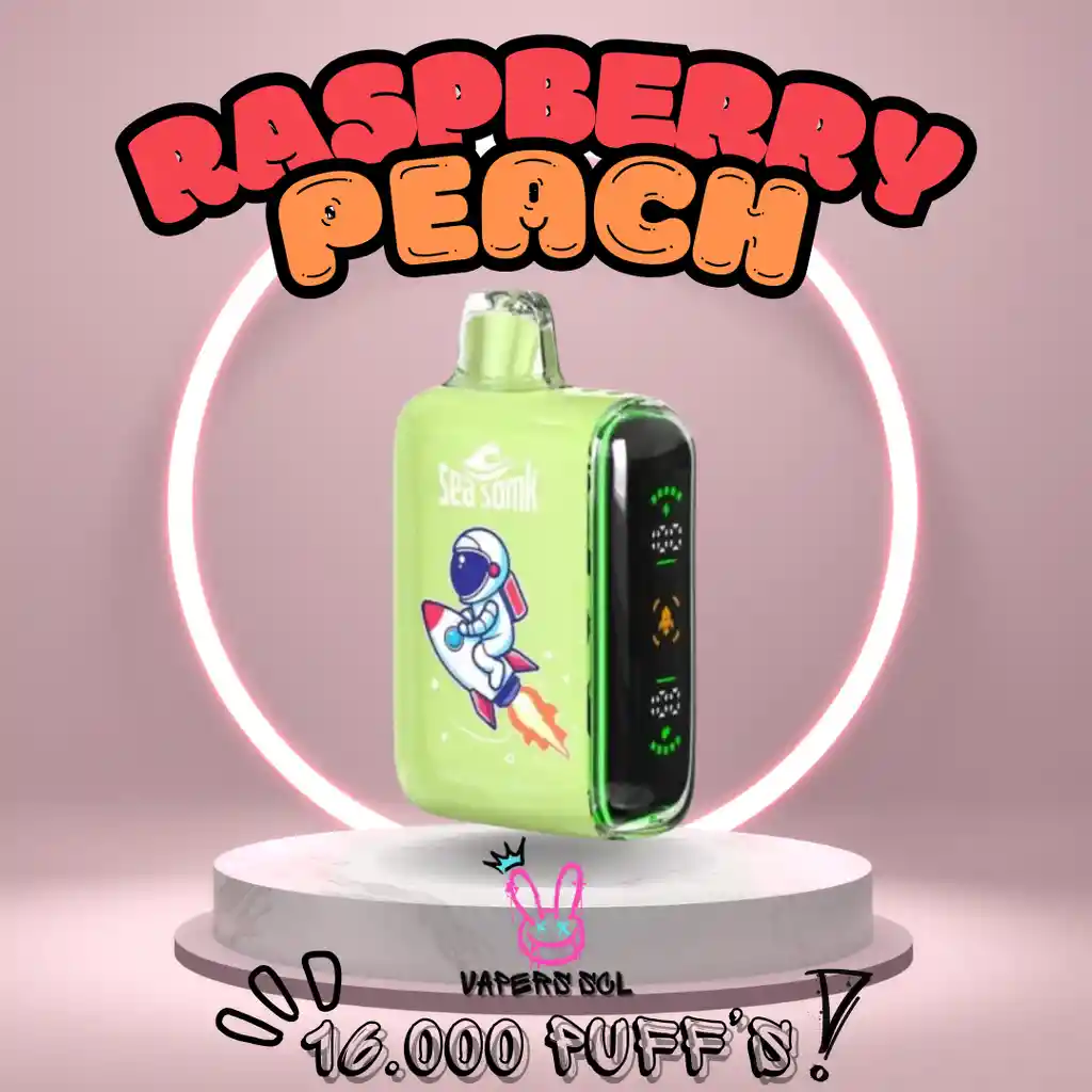 Vaper 16.000 Puff’s - Raspberry Peach