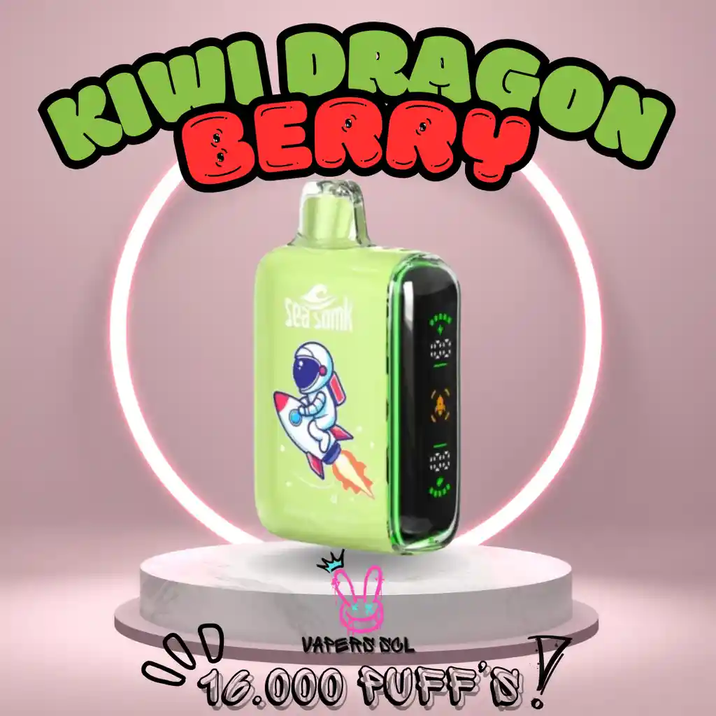 Vaper 16.000 Puff’s - Kiwi Dragon Berry