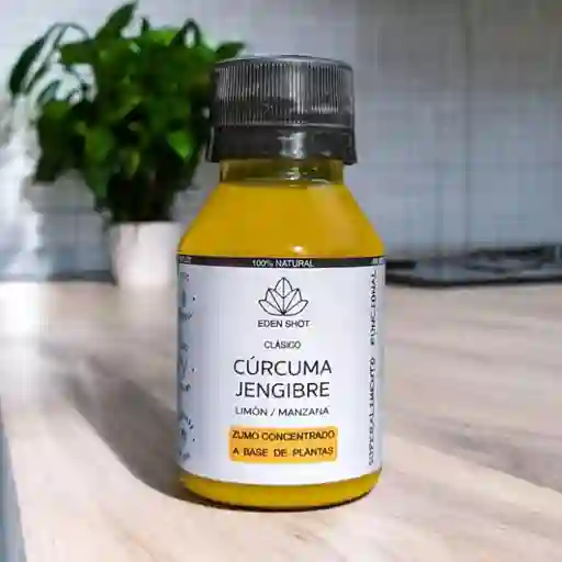 Eden Shot Curcuma - Jengibre, Limón + Manzana (clásico) 80ml