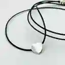 Collar Corazón De Plata Mini