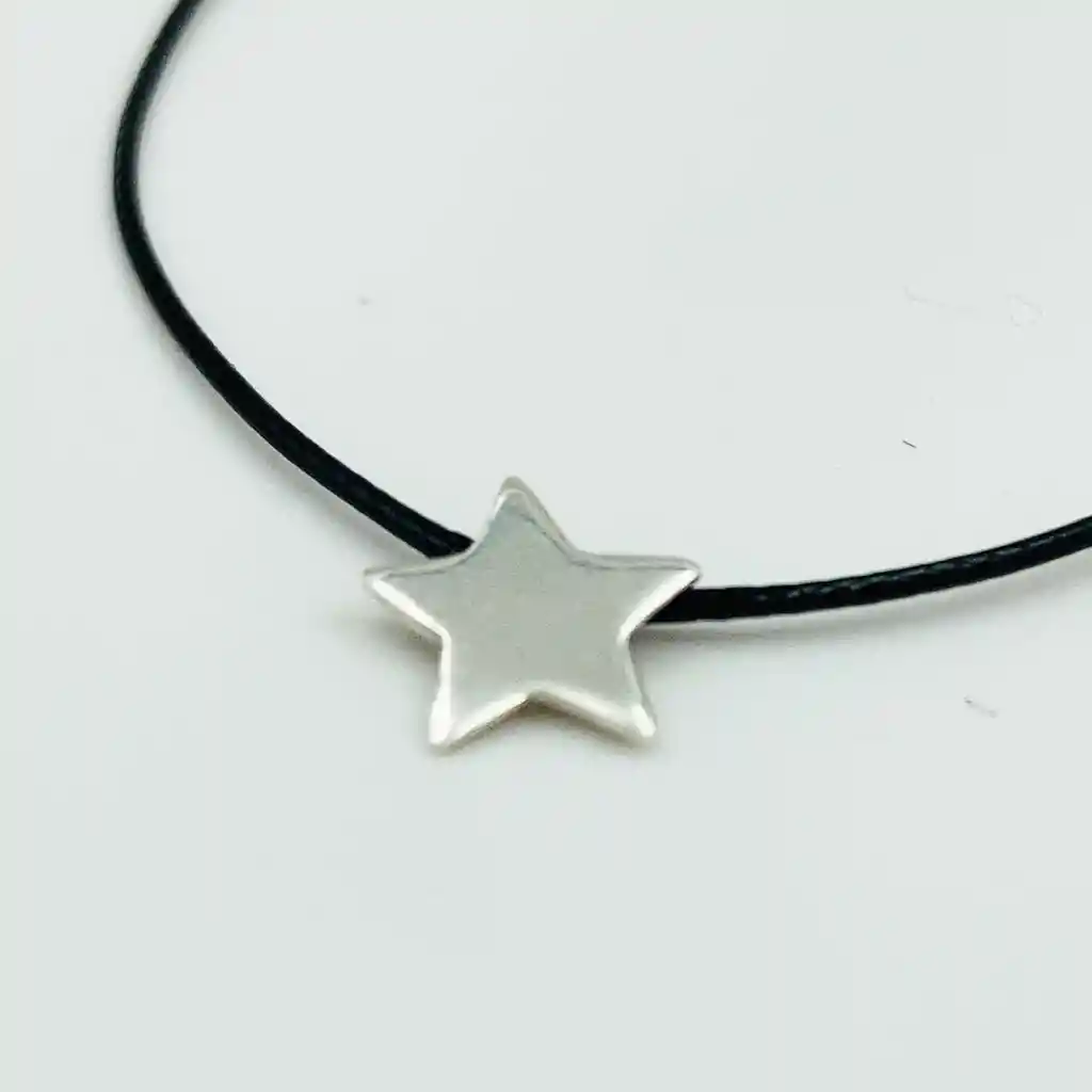 Collar Estrella De Plata Mini