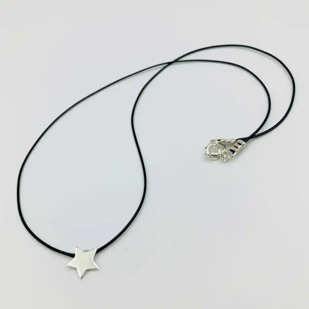Collar Estrella De Plata Mini