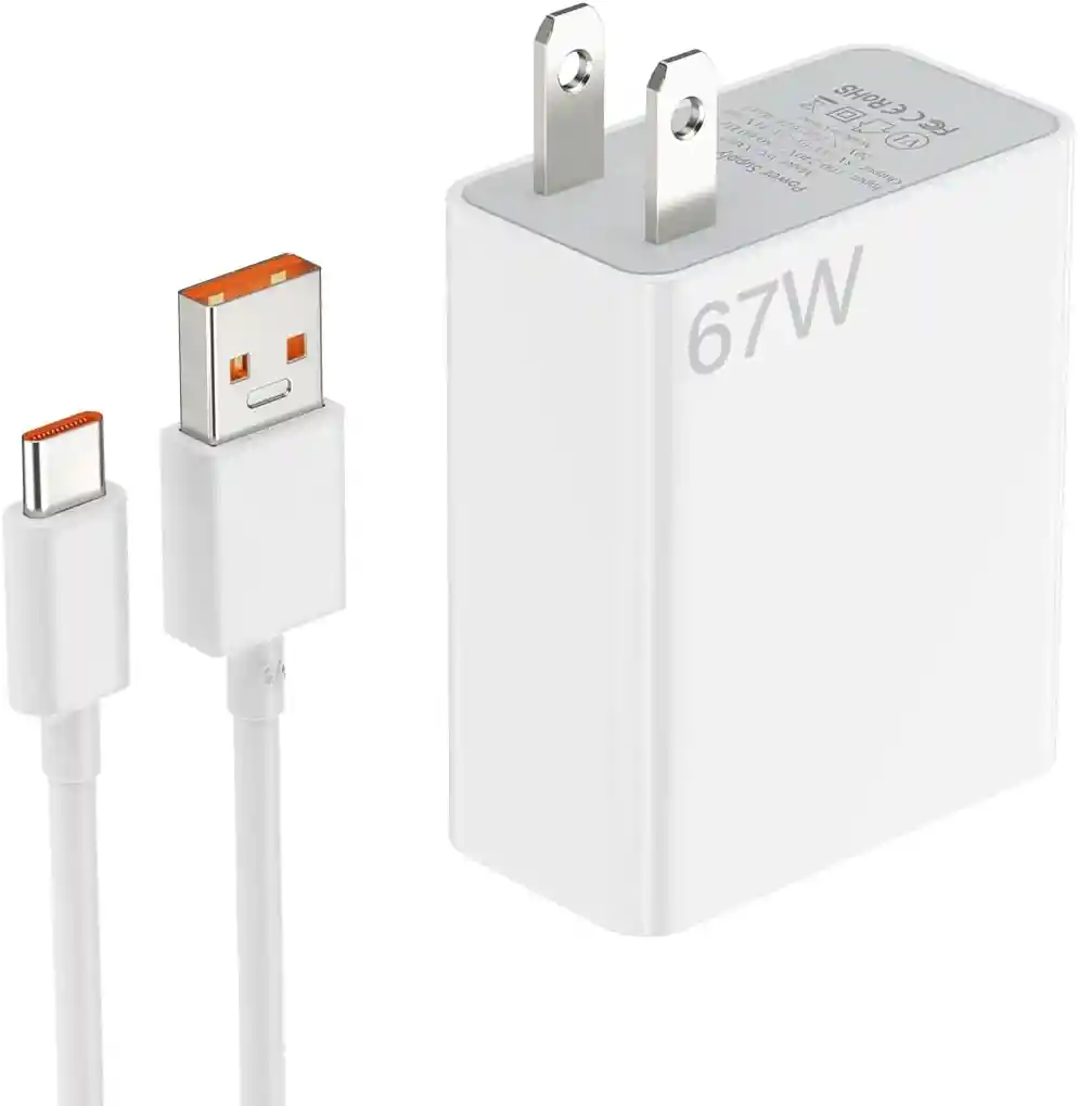 Cargador 67w Mi Turbo Carga Rápida Para Xiaomi