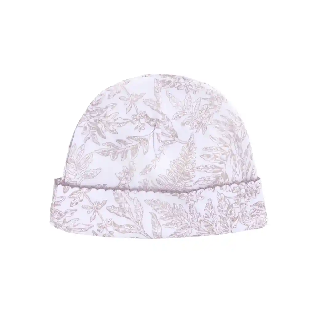 Warmi Gorro Picueta Flores Malva 0a3