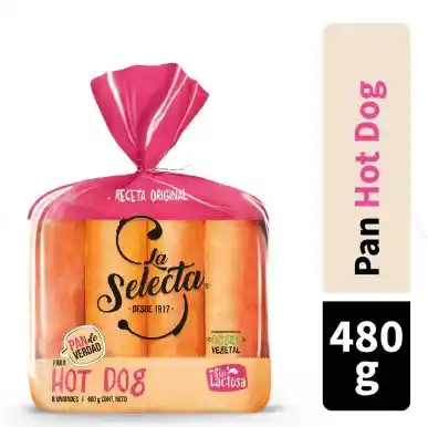 Pan Hot Dog La Selecta Sin Lactosa 480g