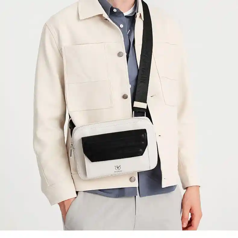 Bolso Cruzado Blanco - Bullcaptain