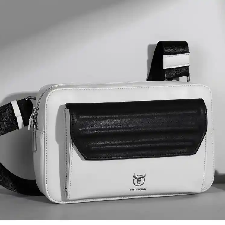 Bolso Cruzado Blanco - Bullcaptain