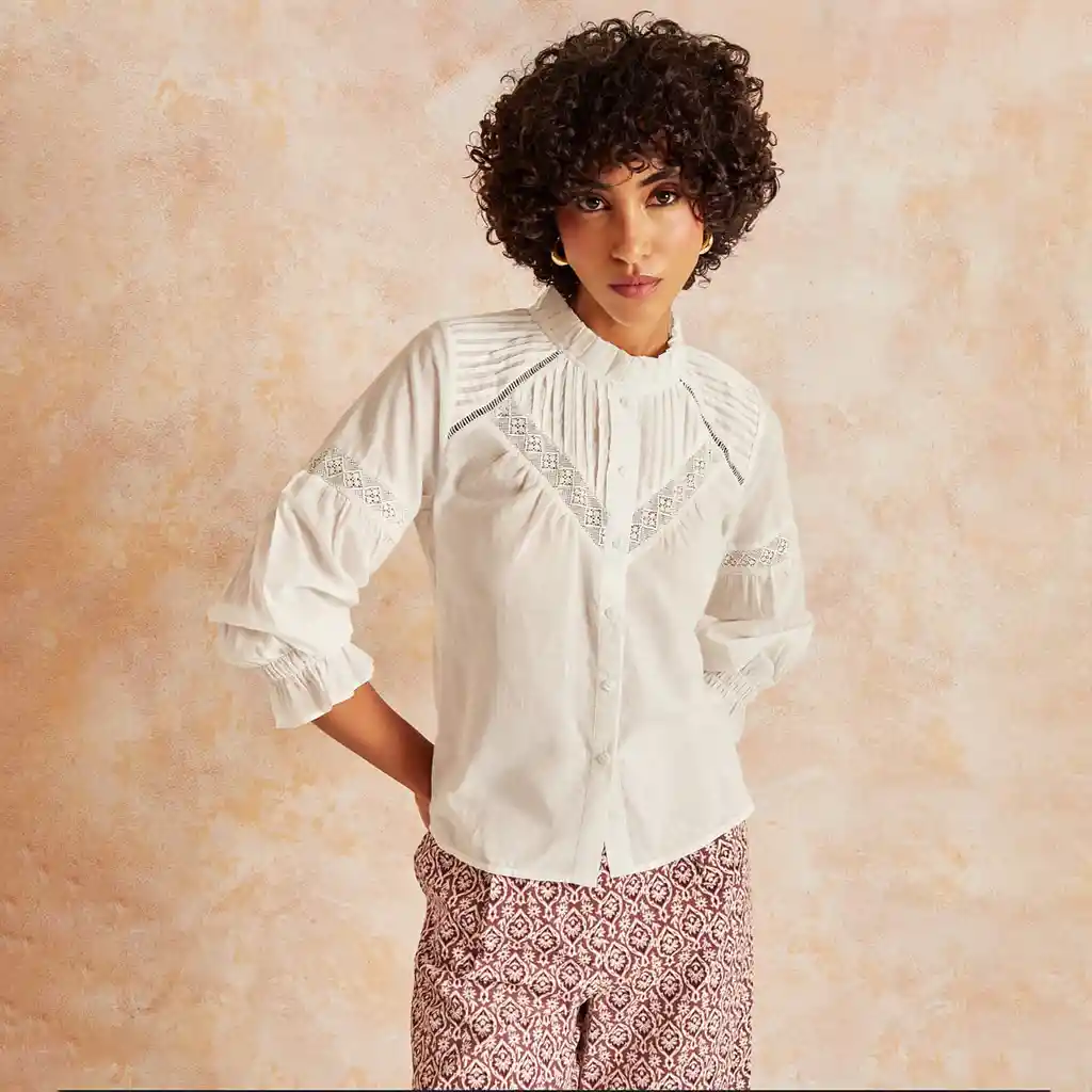 Blusa Mujer S Blanco