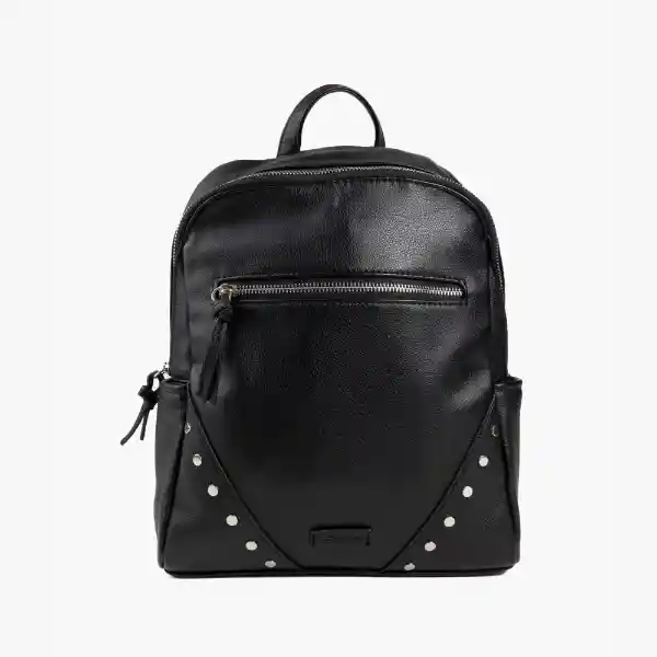 Mochila Mujer Detalle Tachas Negro