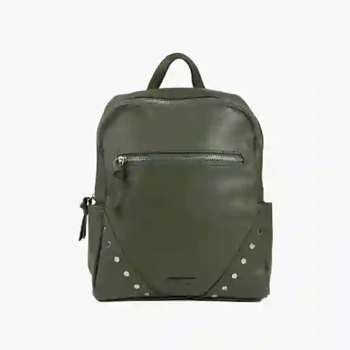Mochila Mujer Detalle Tachas Verde