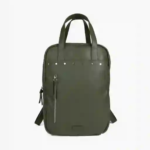 Mochila Mujer Detalle Tachas Verde