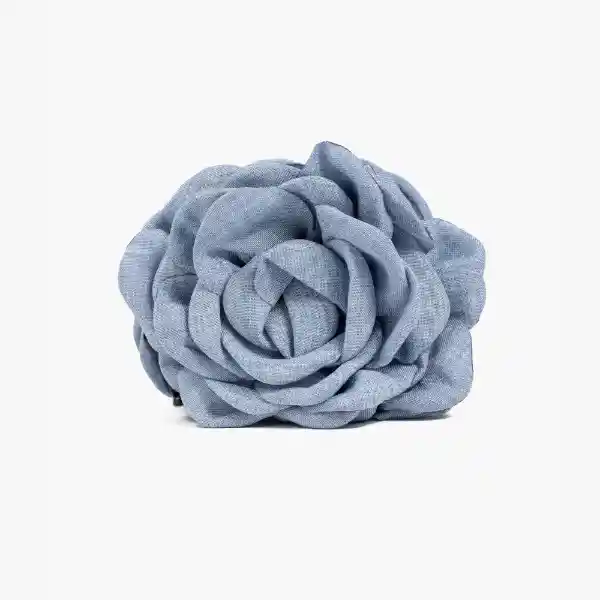 Pinche Mujer Flor Grande Celeste