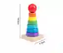 Torre Madera Juego De Encaje Didáctico