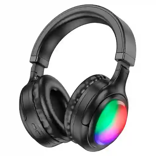 Audifonos Inalambricos Bluetooth De Cintillo Rgb Hoco W48 46hrs Negro