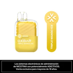 Vaporizador Desechable Triple Mango Ice 2200 Puffs 4.5% - Oxbar Mini 2200