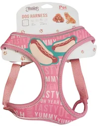 Duo Mai - Arnes Rosado Diseño De Completo Talla S (cuello 35 Cm / Pecho 36-44 Cm) 18670