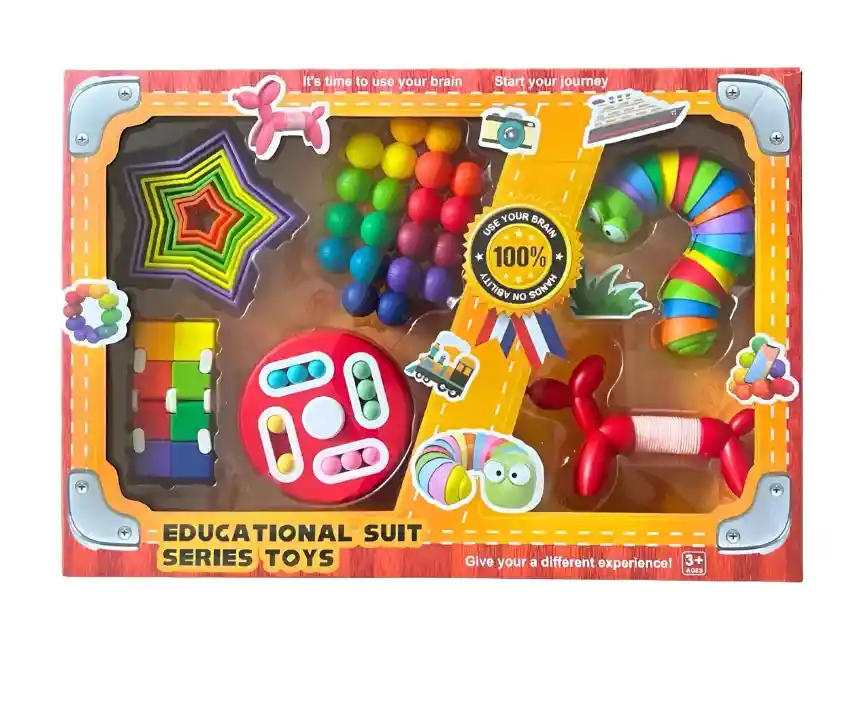 Kit/set Sensorial Antiestrés 6 Piezas