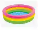 Pileta Inflable Redonda Tricolor 90 Cm Bebes Niños Infantil