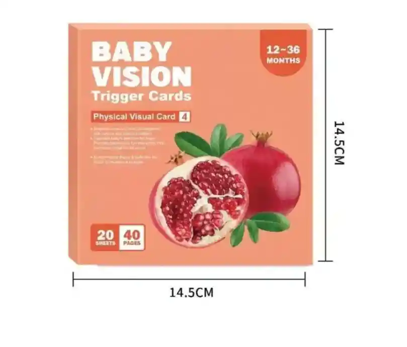 Tarjetas Educativas Estimulación Visual 12-36 Meses