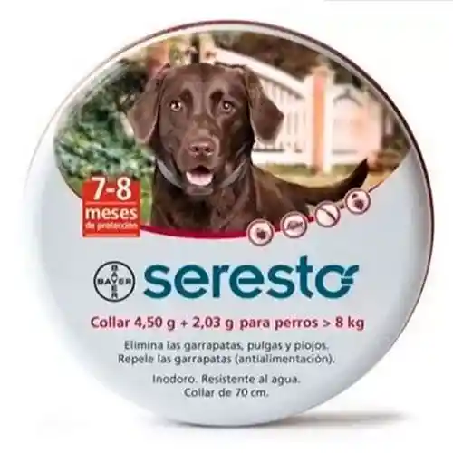 Antiparasitario Externo Seresto Collar Perro Mayor 8kg