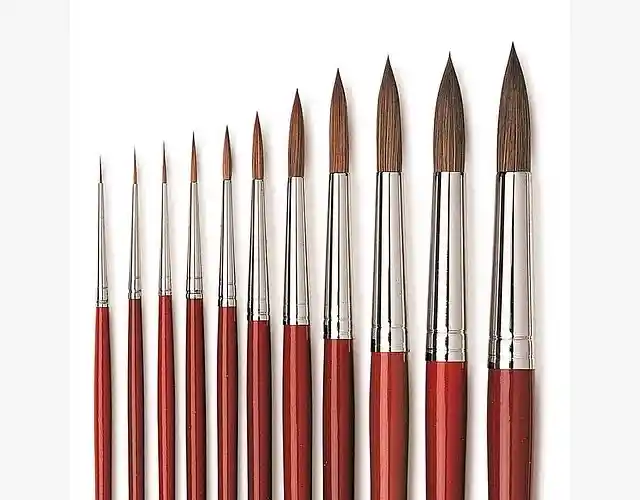 Pincel Pelo De Camello Redondo N°12