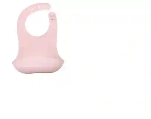 Babero Silicona Rosa