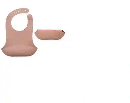 Babero Silicona Caramel