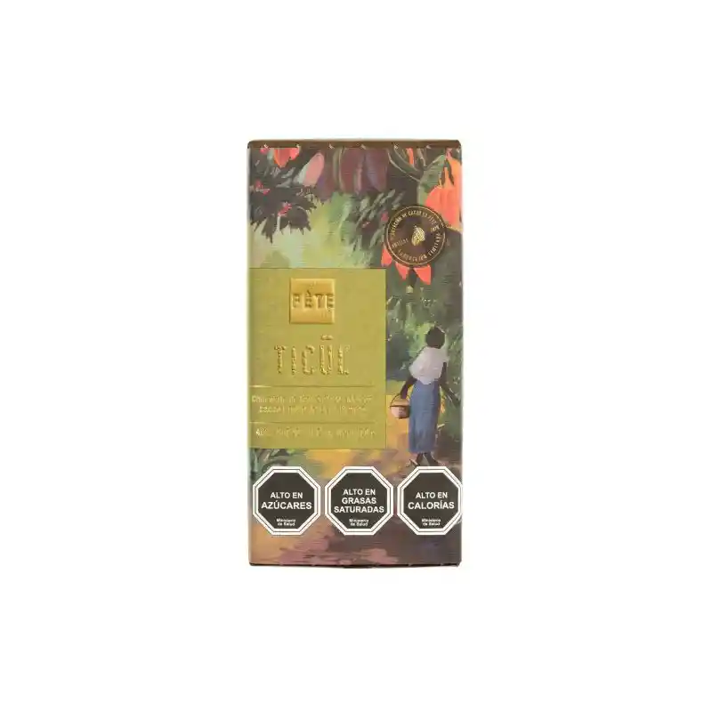 Barra Chocolate De Leche Ticul | 45% Cacao | 100 G