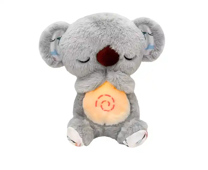Koala Con Voz Y Respiración, Hora De Dormir Color Gris