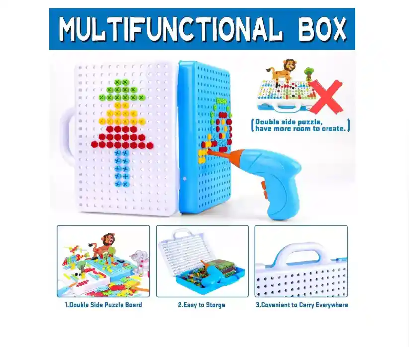 Maleta Interactiva De Herramientas Para Niños 4 In 1 Piezas