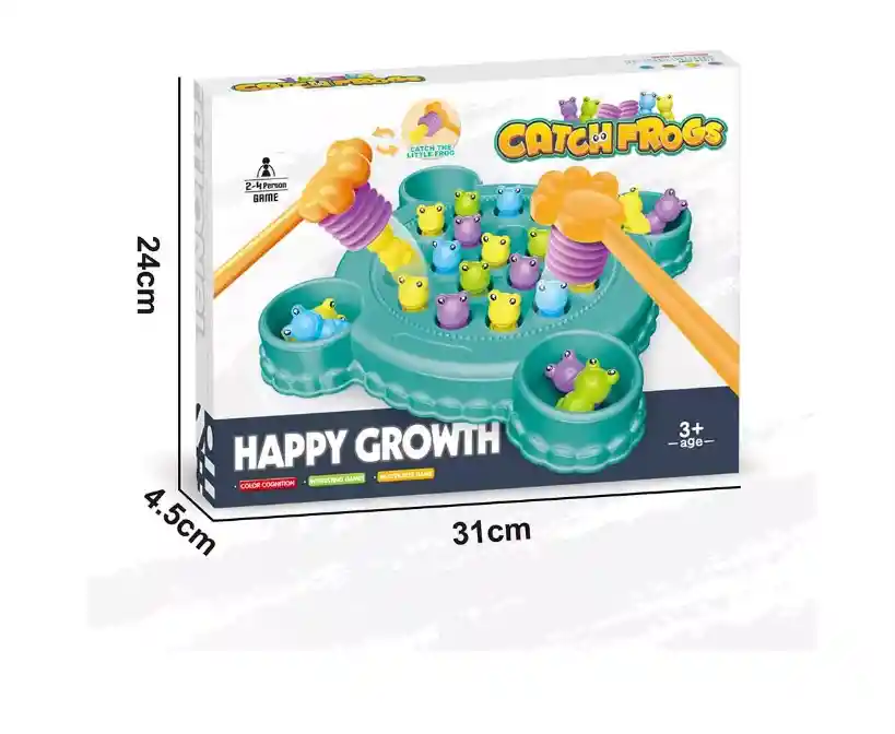 Divertido Juego De Mesa Interactivo Ranitas