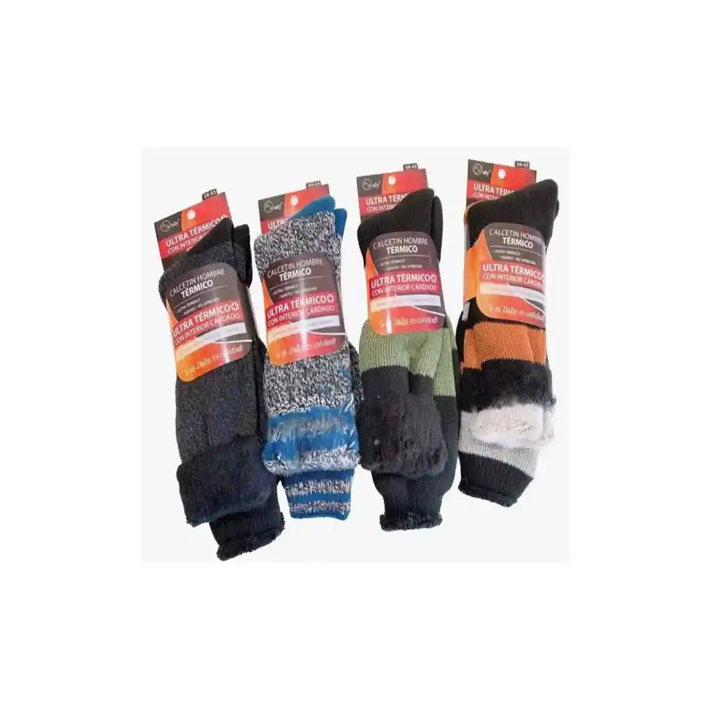 X6 Calcetines Hombre Ultra Térmico - Diabeticos - Suaves