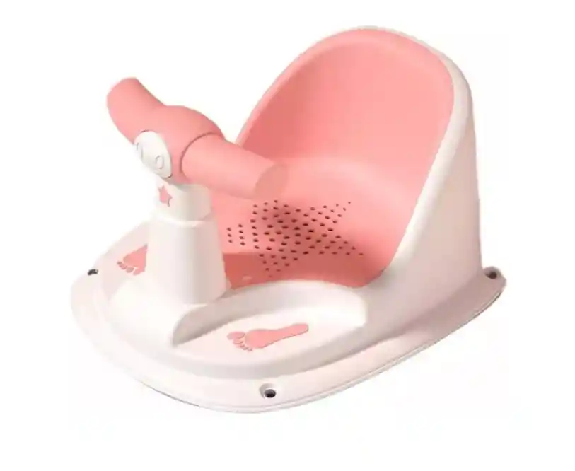 Silla De Ducha O Asiento De Baño Para Bebé Rosado