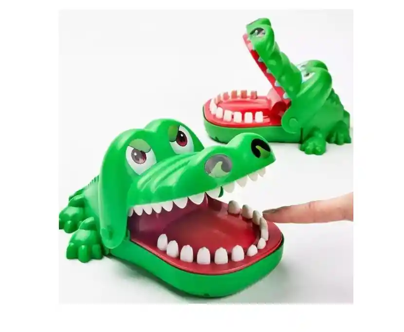 Juego De Juguetes De Dientes De Cocodrilo De 2 Piezas, Juego