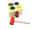 Caja Martillo Didactico Motricidad Juguete Madera Montessori