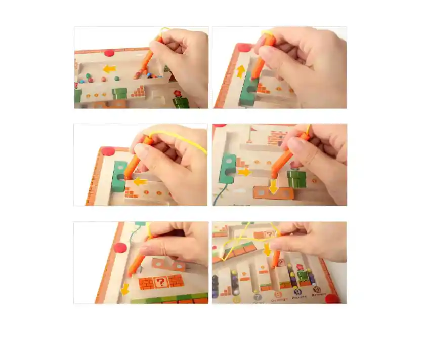 Tablero Magnético De Clasificación De Colores Montessori