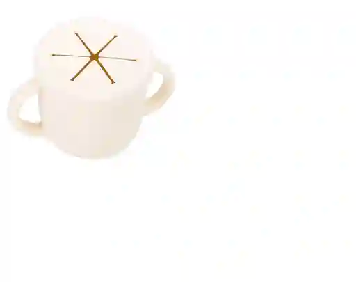 Vaso Snack De Silicona Beige