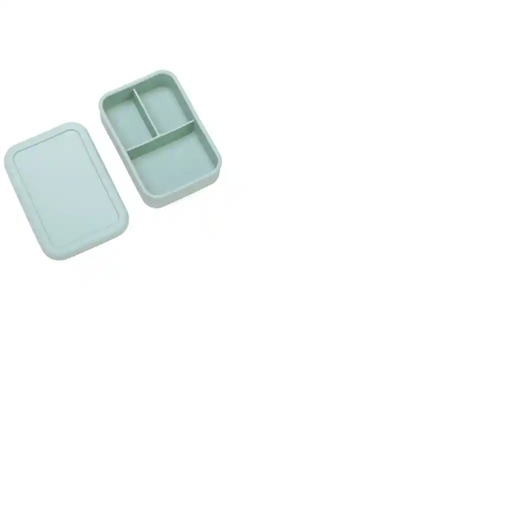 Bento Box De Silicona, Verde Menta