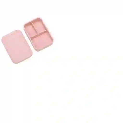 Bento Box De Silicona, Rosa