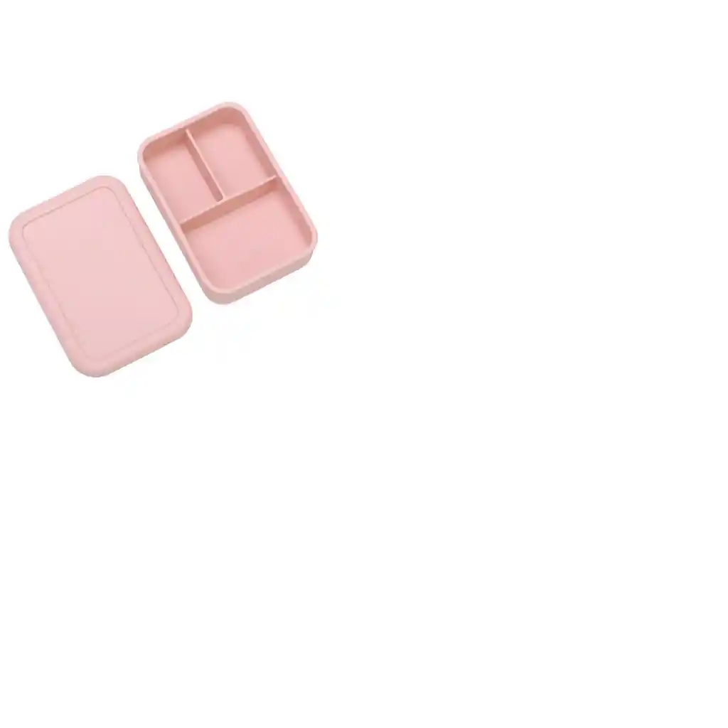 Bento Box De Silicona, Rosa