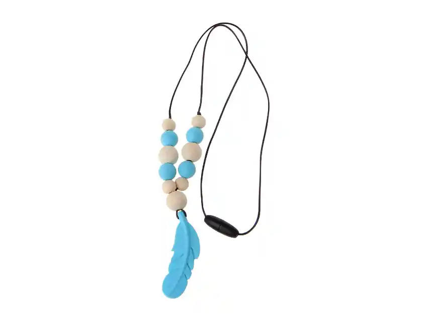 Collar De Lactancia Silicona Bebe Dentición Estimulación