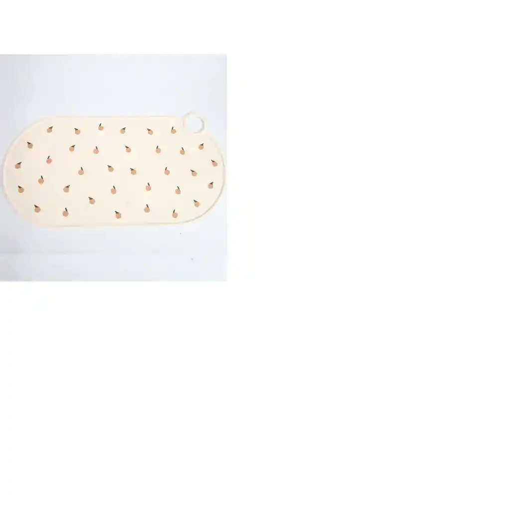 Individual Infantil De Silicona, Estampado De Naranjas