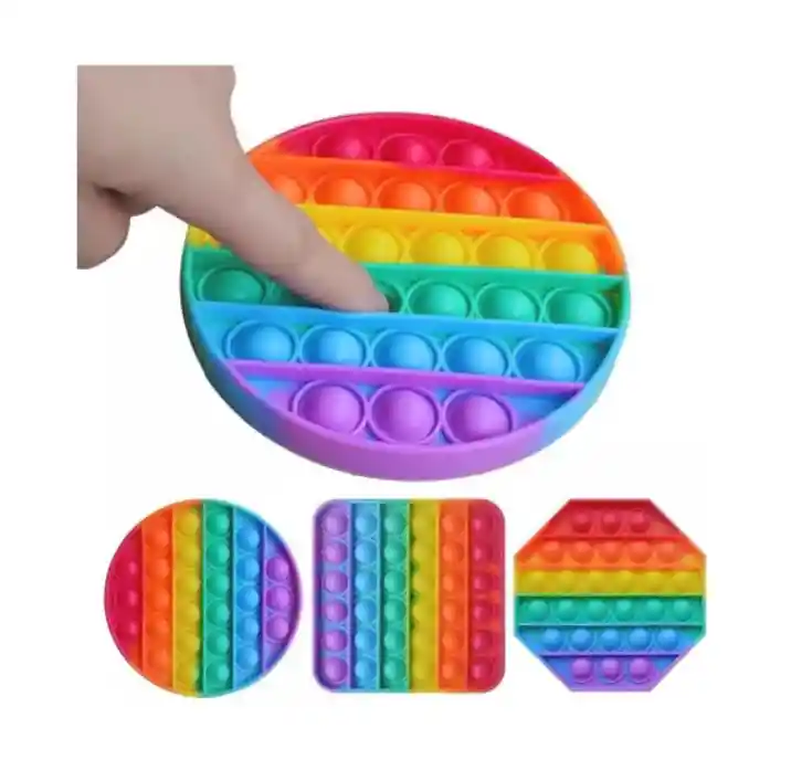 Popit Antiestrés 15 Figuras Diferentes Juguetes Para Niños
