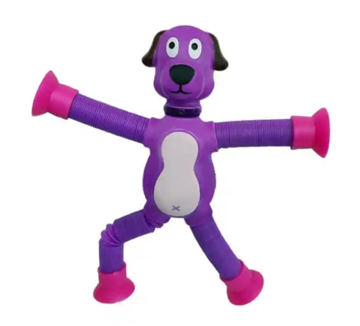 Juguete De Perrito Con Luz, De Ventosa Telescópica 1 Pieza