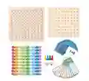 Tablero Didactico Tabla De Multiplicar Juego Montessori