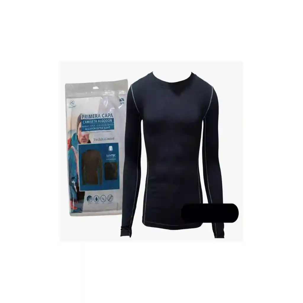 Camiseta Primera Capa Algodón Invierno Deportiva