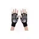 Guantes Manga Calavera Hombre Mujer Sin Dedos Bicicleta Moto