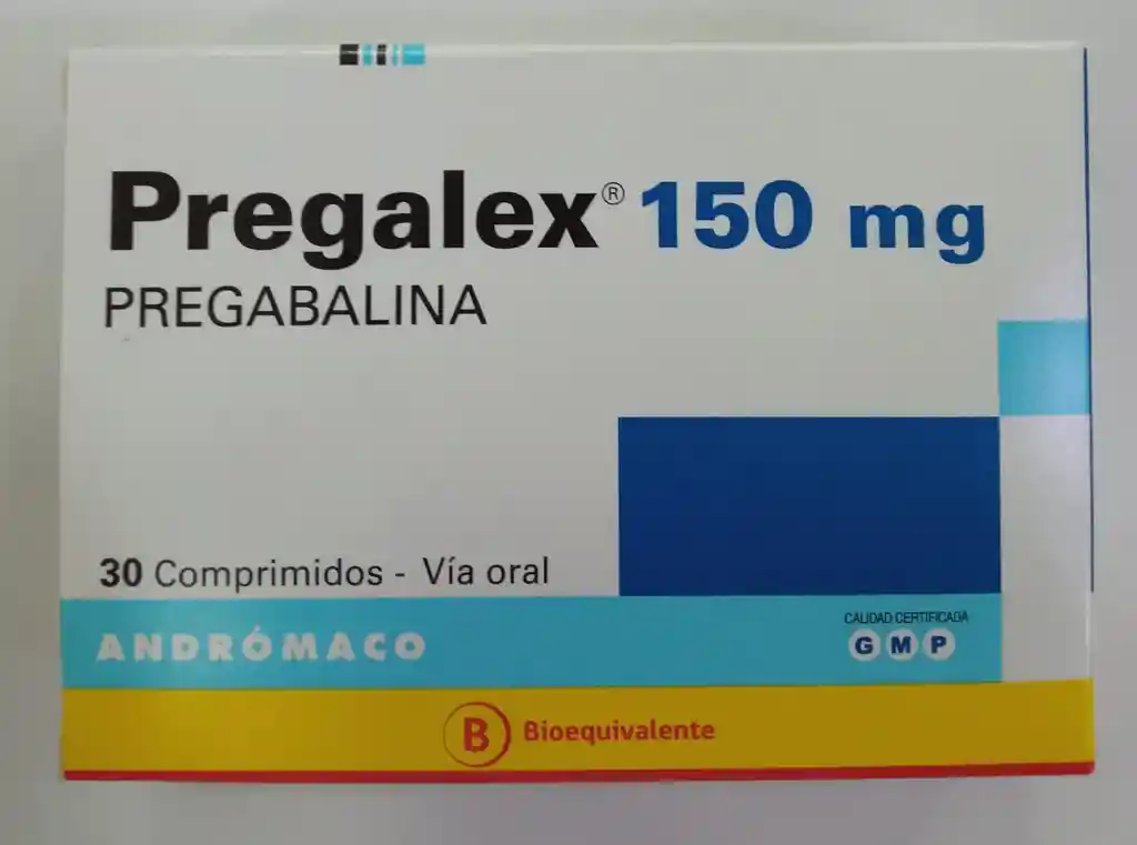 Pregalex (b) Pregabalina 150mg 30 Comprimidos